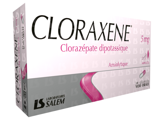 cloraxene, cloraxaene 5 mg, labosalem, laboratories salem, médicament