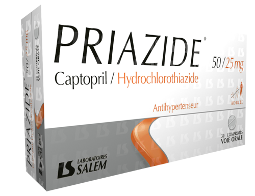 Lire la suite à propos de l’article Priazide 50/25 mg