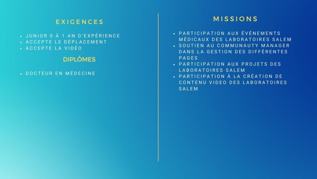 marketing, recrutement, communication, laboratoires salem, labosalem, emploi, travail, job, khedma, wadifa, diplomes, pro, informatique, développement web, infographe, médecine marketing, pharma